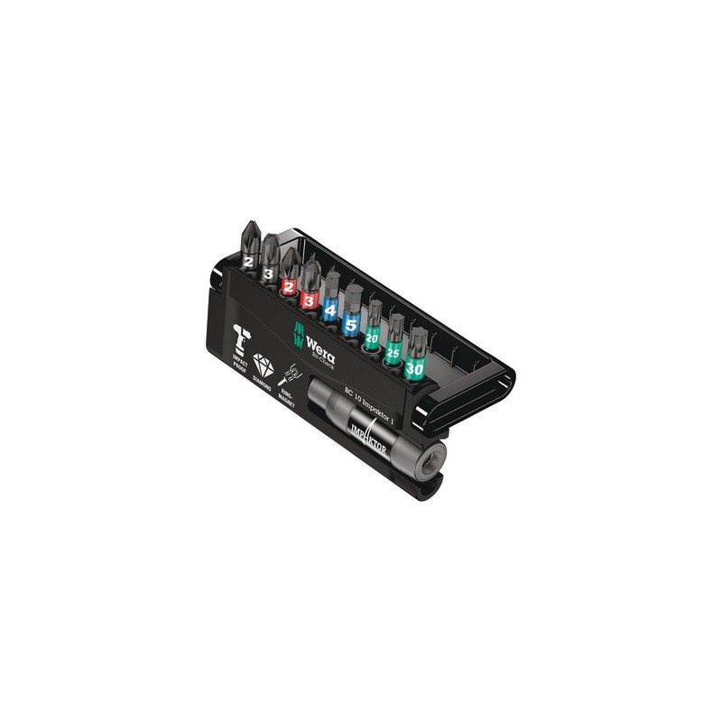 Bit-Check 10 Impaktor 1 SB, 10 pièces- WERA - 05073980001