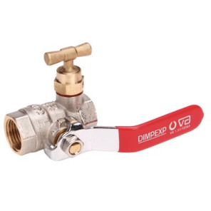 Válvula esfera con drenaje HH pn 40 2 "- DIMPEXP - 2142-2