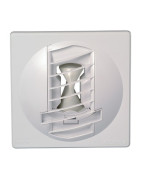 Bouche d'extraction autoréglable BapCOLOR Standard Fixe- ALDES - 11019387