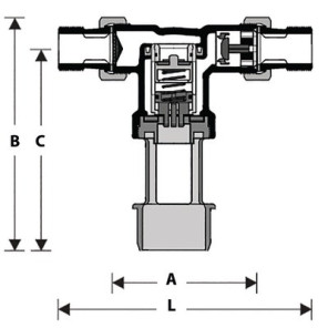 Desconector 3/4" scudo ca no controlable 573- RESIDEO - CA295-3/4A