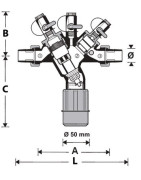 Desconector zona de presión reducida ba controlable 1/2"- RESIDEO - BA295S-1/2A