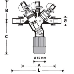 Desconector zona de presión reducida ba controlable 3/4"- RESIDEO - BA295S-3/4A