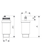 Purgador VASA 1/2"- RBM - 370460
