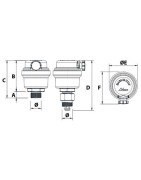 Purgador Miniluft cp 3/8 con Válvula de aislamiento- RBM - 7910340
