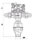 Desconector BA 2860 DN 15- SOCLA - 149B3880