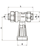 Disconnecteur non contrôlable CA2096 FF1/2"- SOCLA - 149B3781