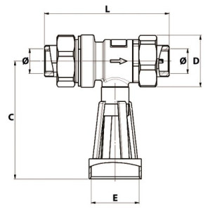 Disconnecteur non contrôlable CA2096 FF3/4"- SOCLA - 149B3782