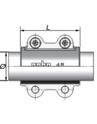 Abrazadera de reparación para acero corto DSK 33.7 (1")- GEBO - 01.260.28.03