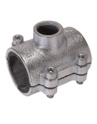 Abrazadera de reparación de derivación ANB F 60.3 (H1")- GEBO - 01.261.28.0603