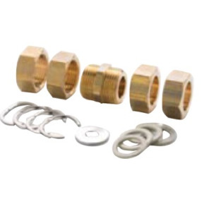 Kit raccordement 2 flexibles RAPID DN16- DIFF - 111511