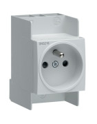 Prise de courant modulaire 16A 2P+T- HAGER - SNS216