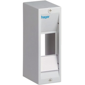 Coffret cache-borne 4 modules- HAGER - GD104A
