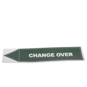 Étiquette souple adhésive Change Over- DIFF - 111812  - (X10)