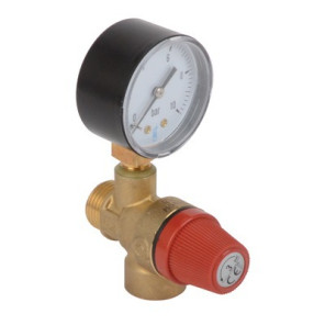 Soupape chauffage 3b avec mano MF1/2"- DIFF - 111885