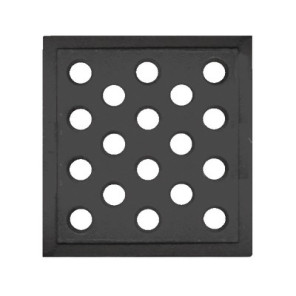 Rejilla de fundición para chimeneas 160x160 mm- DIFF - 150564