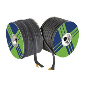 Junta adhesiva negra TEXTAPE 12x3 mm bobina 100m- DIFF - 150578