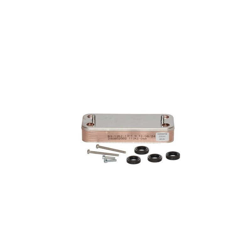 Intercambiador sanitario 12 placas- DIFF pour Chaffoteaux - 65116314