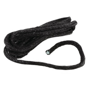 Trenza negra grafitada Ø 6 mm Lg 2,5 M- DIFF - 207200