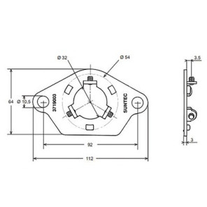 Brida de adaptación (3719003)- SUNTEC - 3719003