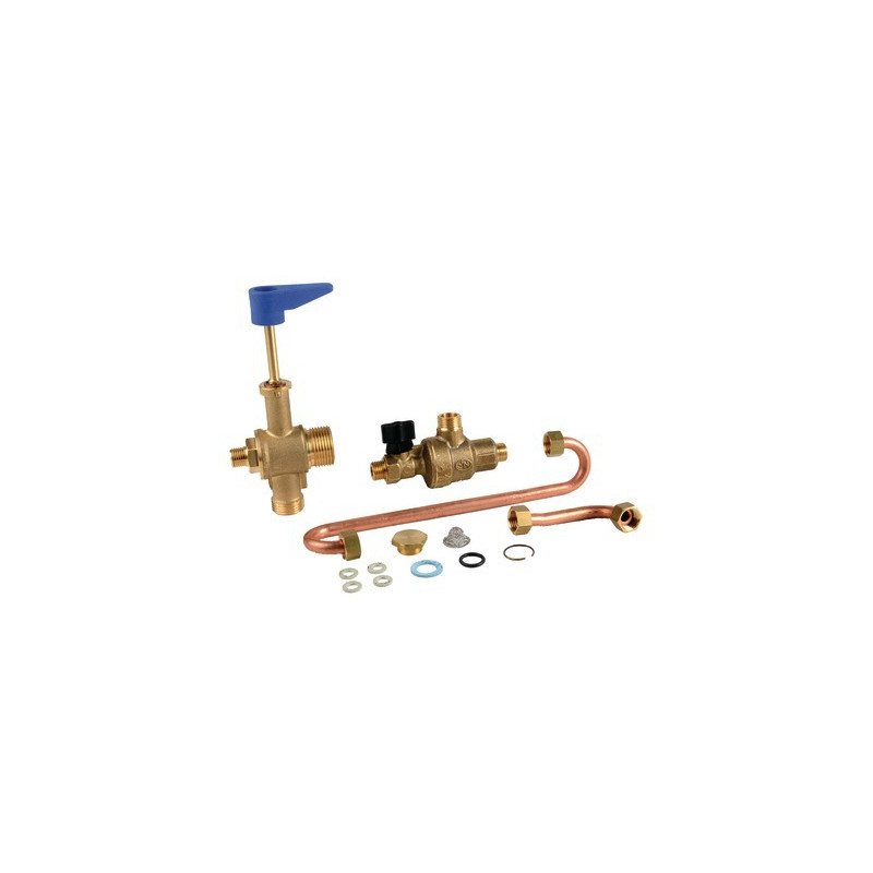 Conexión retorno sanitar.+grifo- DIFF pour ELM Leblanc - 87167616330