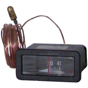 Termómetro rectangular 0 a 120°C L2,5m- DIFF pour De Dietrich Chappée - S17007062