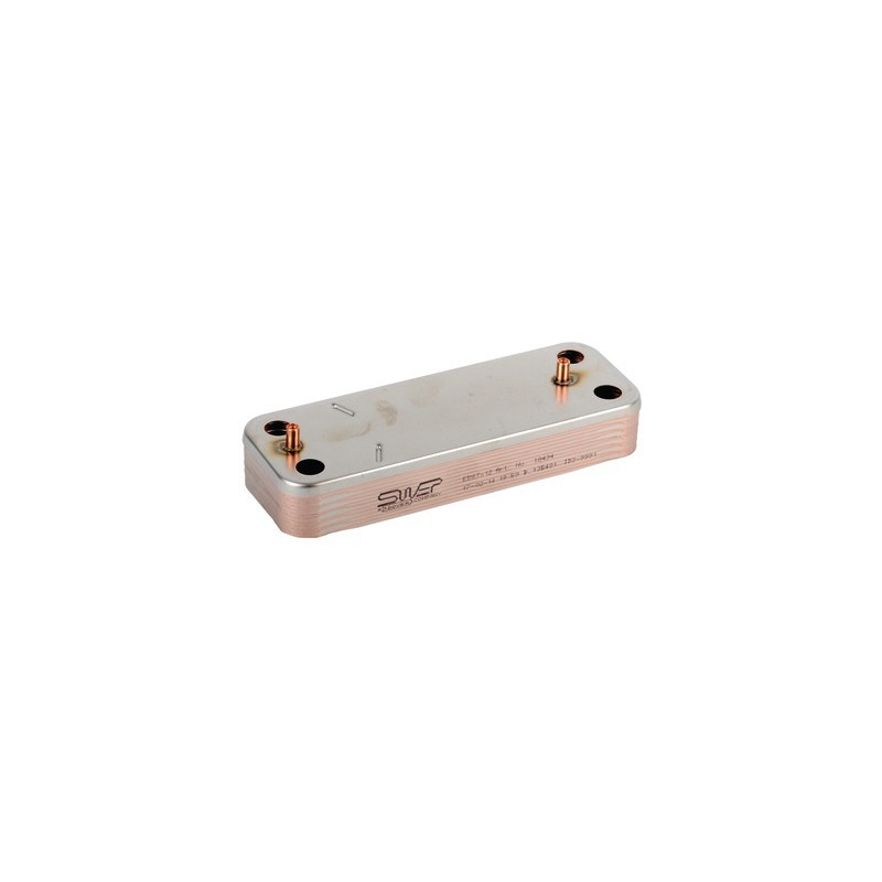 Intercambiador sanitario 12 placas- DIFF pour De Dietrich Chappée - JJD005686670