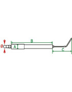 Sonda ionización C28/C34- DIFF pour Cuenod - 146329