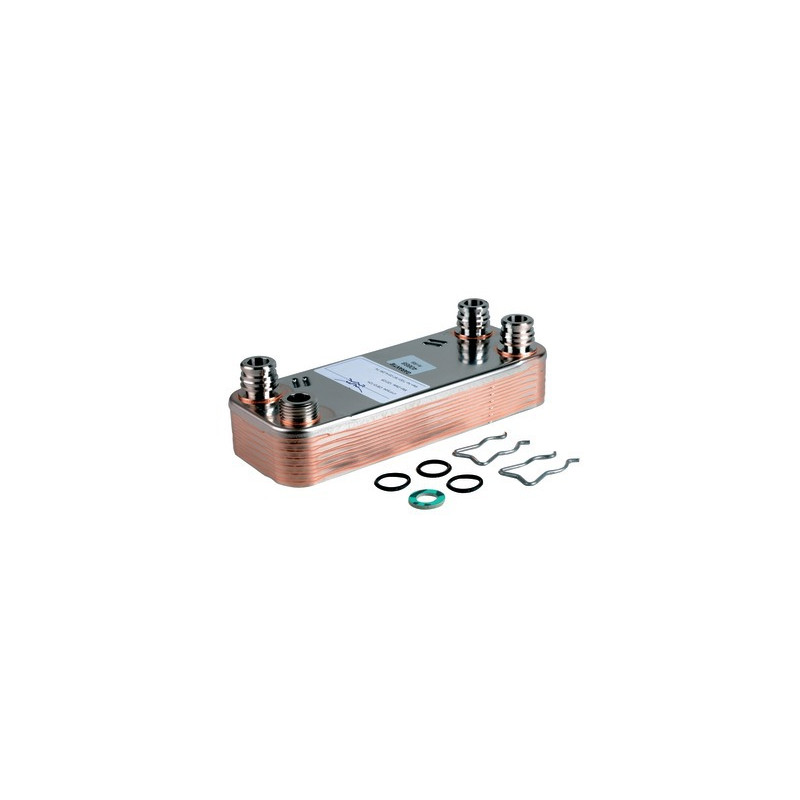 Intercambiador sanitario 12 placas- DIFF pour Vaillant - 065131