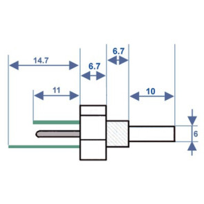 Kit termistancias- DIFF pour Baxi-Roca - 122155310  - (X2)