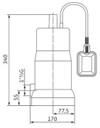Bomba sumergible INITIAL DRAIN 10-7- WILO - 4168021