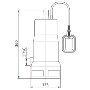 Bomba sumergible INITIAL WASTE 14-9- WILO - 4168022
