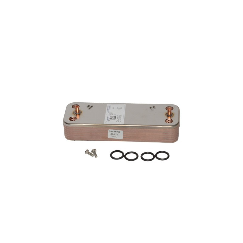 Intercambiador sanitario 14 placas- DIFF pour De Dietrich Chappée - 7672687
