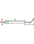 Electrodo de encendido NOXTRONIC- DIFF pour ELM Leblanc - BOA0056A30001