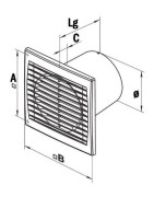 Aireador de pared/techo STYLECO 100K- NATHER - 549009