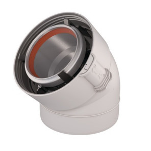 Codo 45° gas- UBBINK - 227201  - (X2)