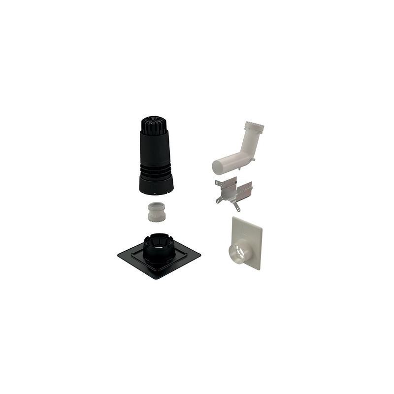 Kit RENOLUX Ø60 noir de système non étanche C3 C9- UBBINK - 184426