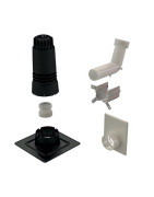 Kit RENOLUX Ø60 noir de système non étanche C3 C9- UBBINK - 184426