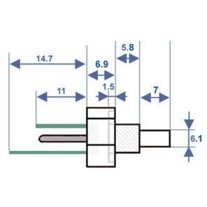 Sonda de regulación- DIFF pour Chaffoteaux - 998458-01