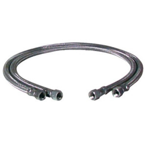 Flexible gasóleo H3/8" x H3/8" recto lg 500 mm- DIFF - 602170  - (X2)