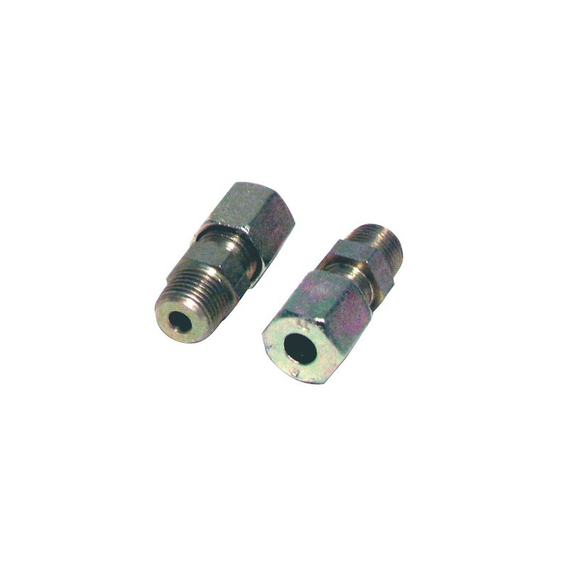 Racor de compresión recto M1/8 x tubo 5mm- DIFF - 602385  - (X2)