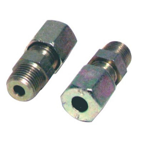 Racor de compresión recto M1/8 x tubo 6mm- DIFF - 602386  - (X2)