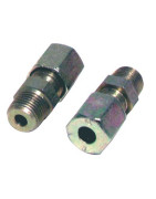Racor de compresión recto M1/8 x tubo 6mm- DIFF - 602386  - (X2)