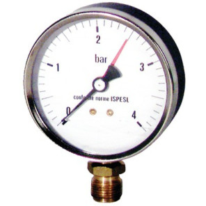 Manómetro 0 a 4 bar Ø80mm- DIFF - 606120