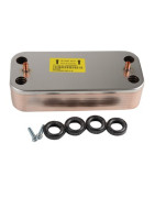 Intercambiador sanitario (16 placas)- CHAFFOTEAUX - 65104333 Intercambiador sanitario (16 placas)- CHAFFOTEAUX - 65104333