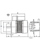 Motor AACO 60.2.75.32M- DIFF - 702105