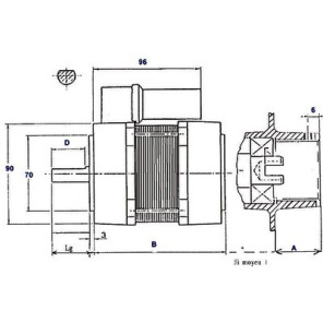 Motor AACO 60.2.75.32M- DIFF - 702105