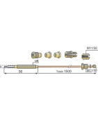 Termopar 7 racores grande cocina lg 1500mm- DIFF - 704471