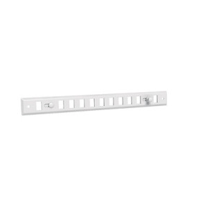 Rejilla obturable de aluminio prelacado blanco GO BL 300 x 30- ANJOS - 7120