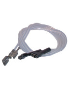 Cables AT PTFE Ø 2.5mm terminales faston 2,8- DIFF - 802222  - (X2)