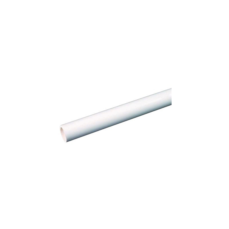 Tubo rígido de condensado 2m Ø20/18 pvc blanco- DIFF - 806339  - (X15)